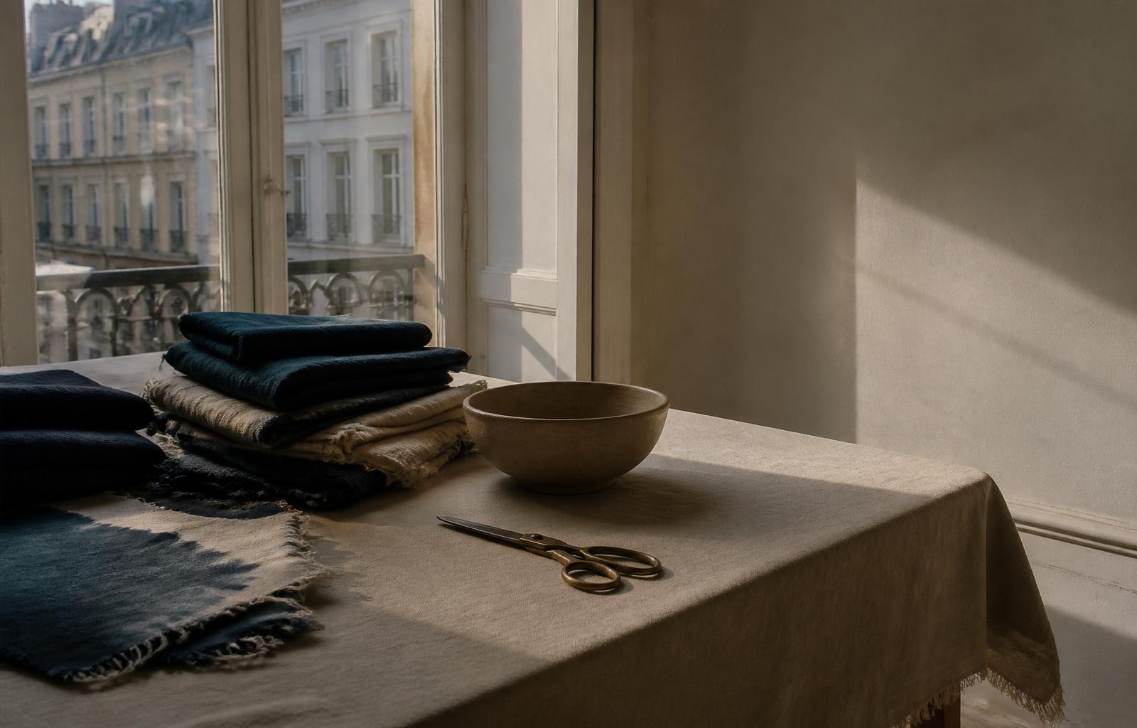 Atelier — natural light on tactile material